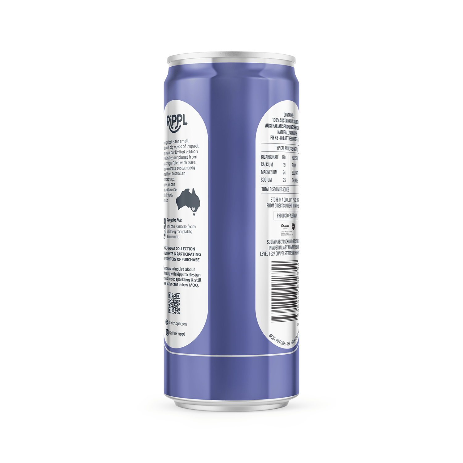 Hello Kitty - Kuromi Mineral Water - 330ml (Only 240 Available) - drinkrippl.com
