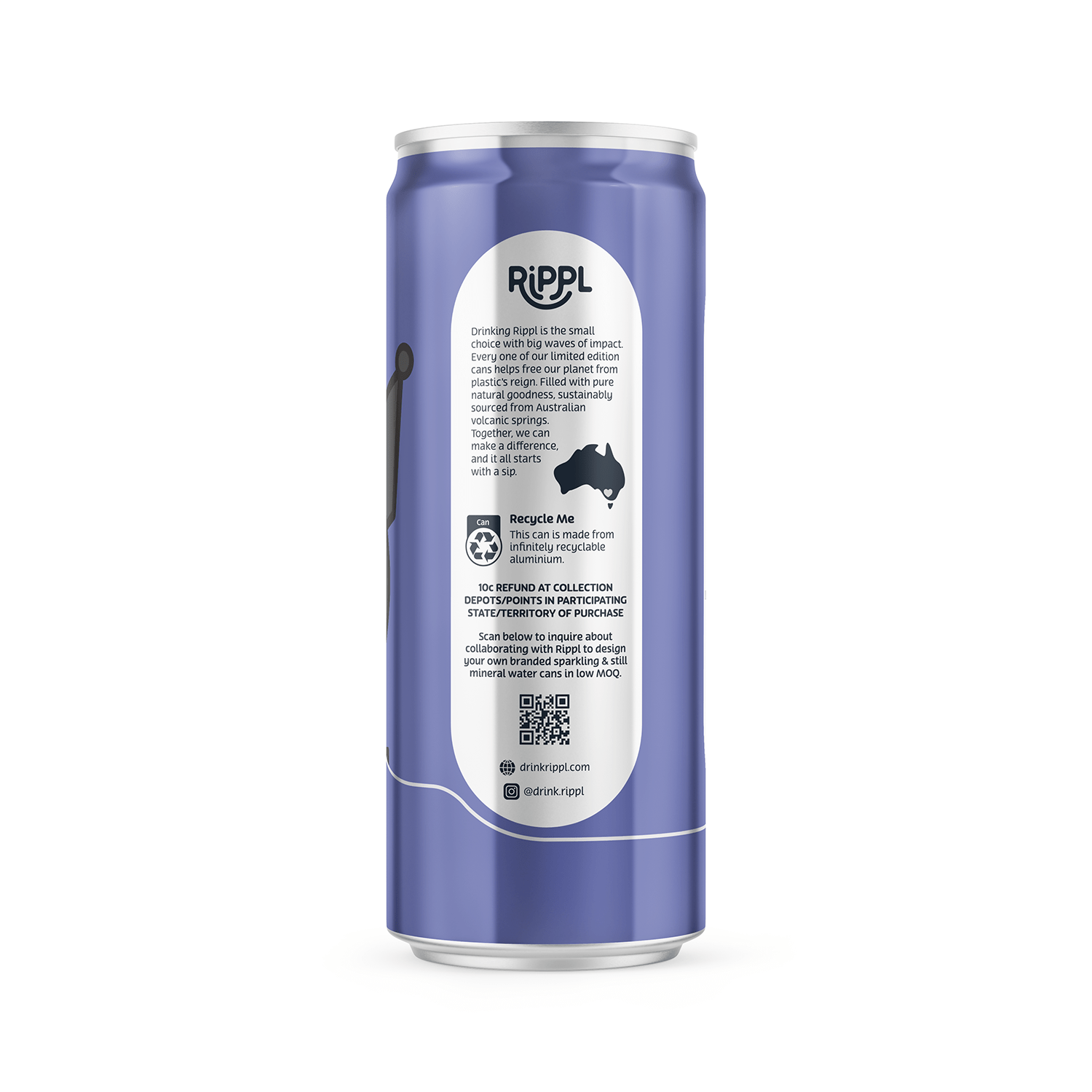 Hello Kitty - Kuromi Mineral Water - 330ml (Only 240 Available) - drinkrippl.com