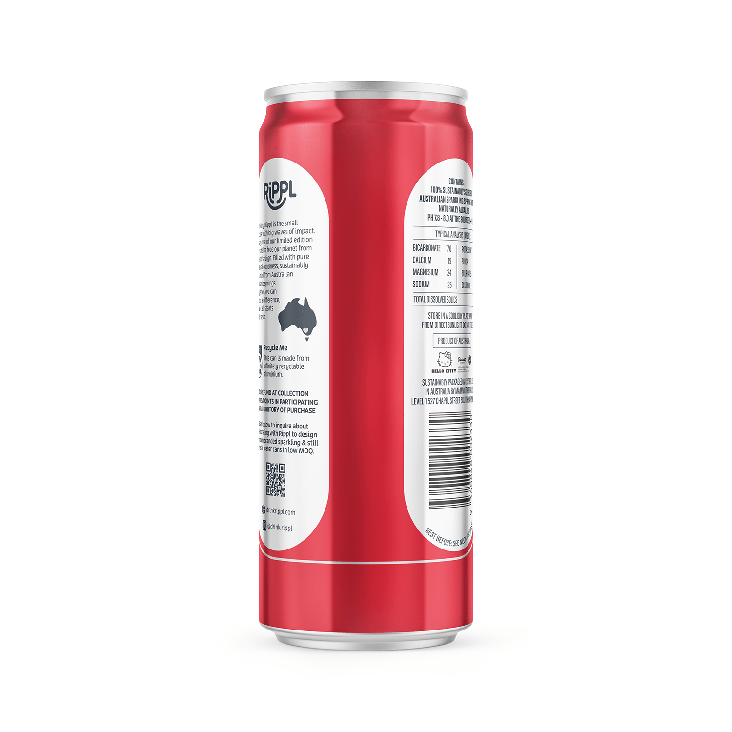 Hello Kitty Mineral Water - 330ml (Only 240 Available) - drinkrippl.com