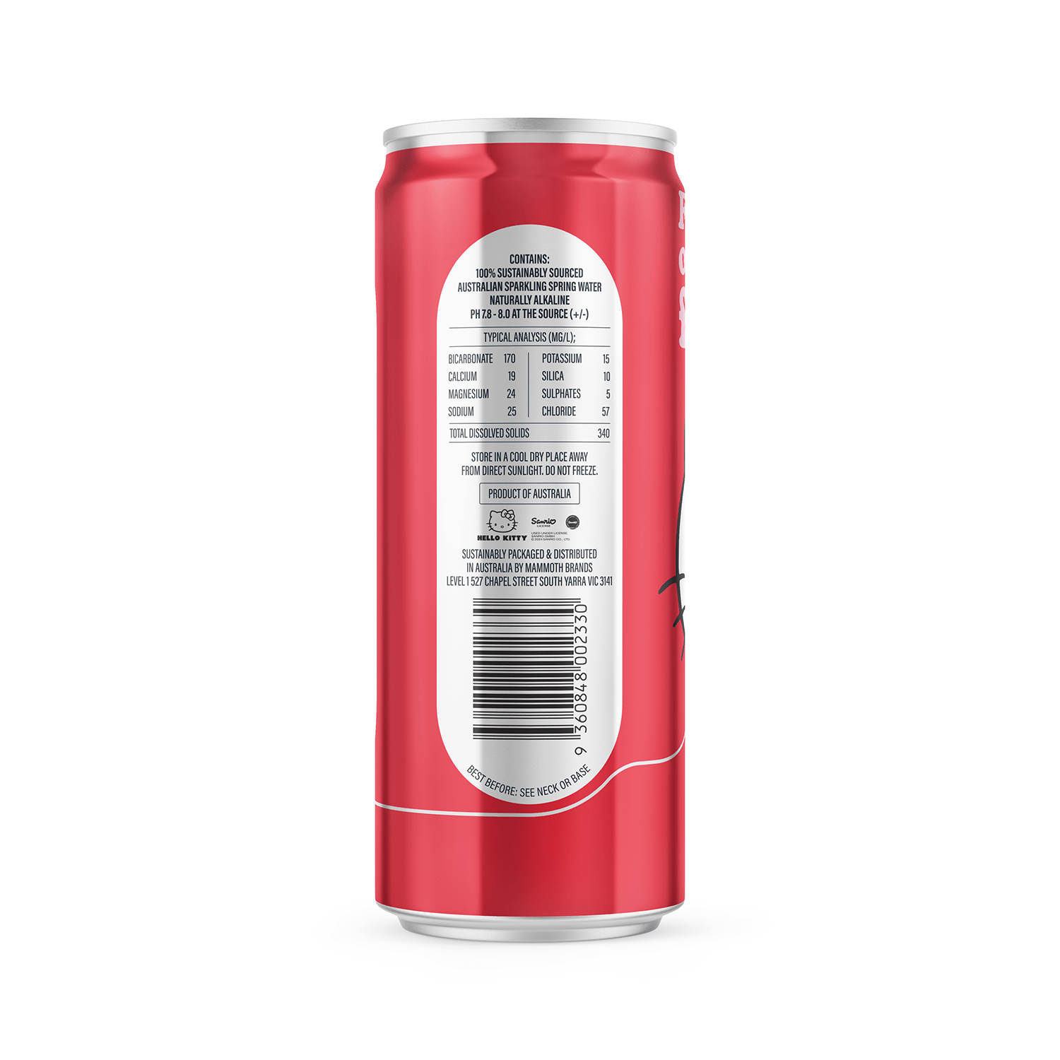 Hello Kitty Mineral Water - 330ml (Only 240 Available) - drinkrippl.com