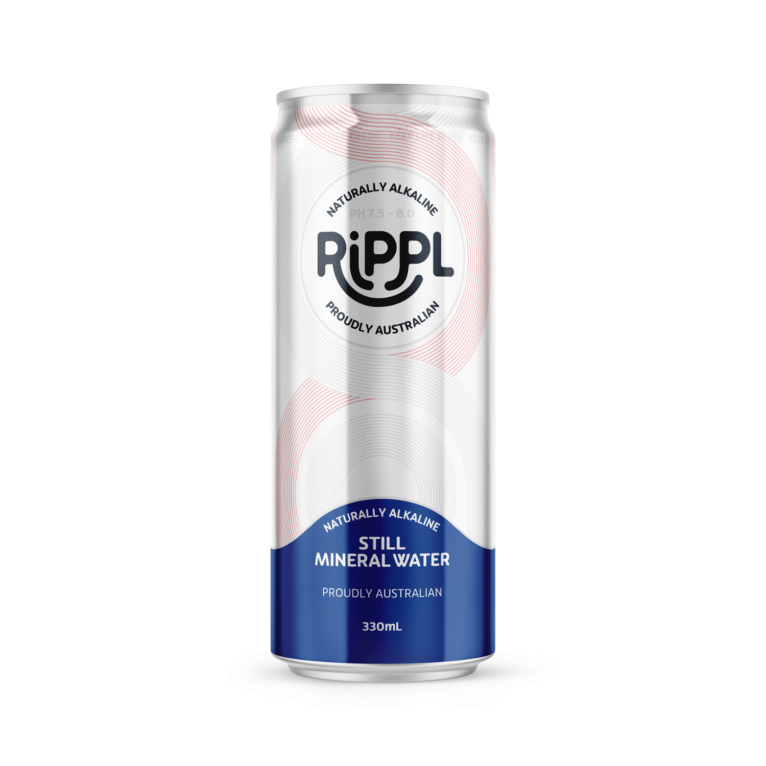 Rippl Circular Mineral Water - 330ml - drinkrippl.com
