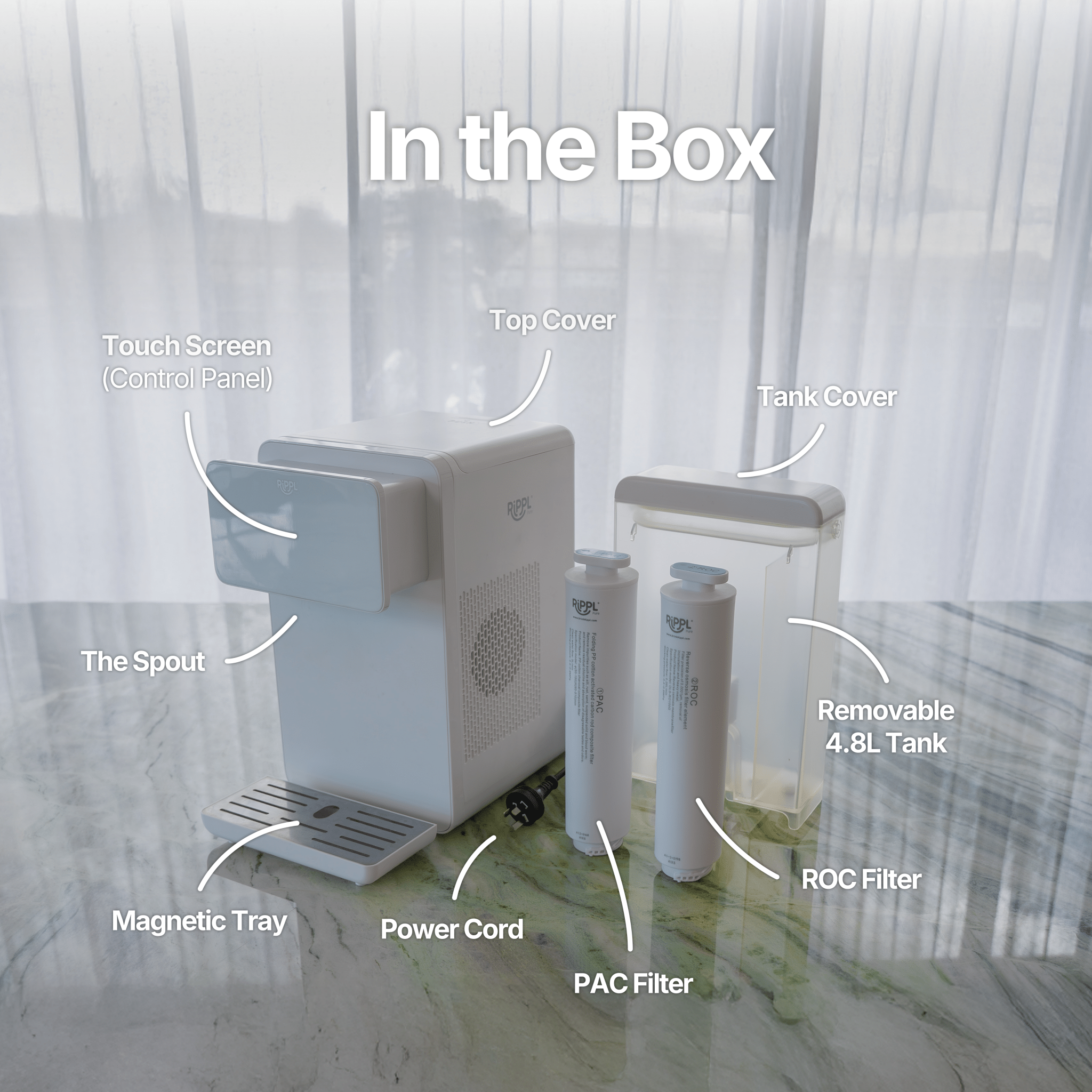 Rippl® Pure Reverse Osmosis Water Filtration System - drinkrippl.com