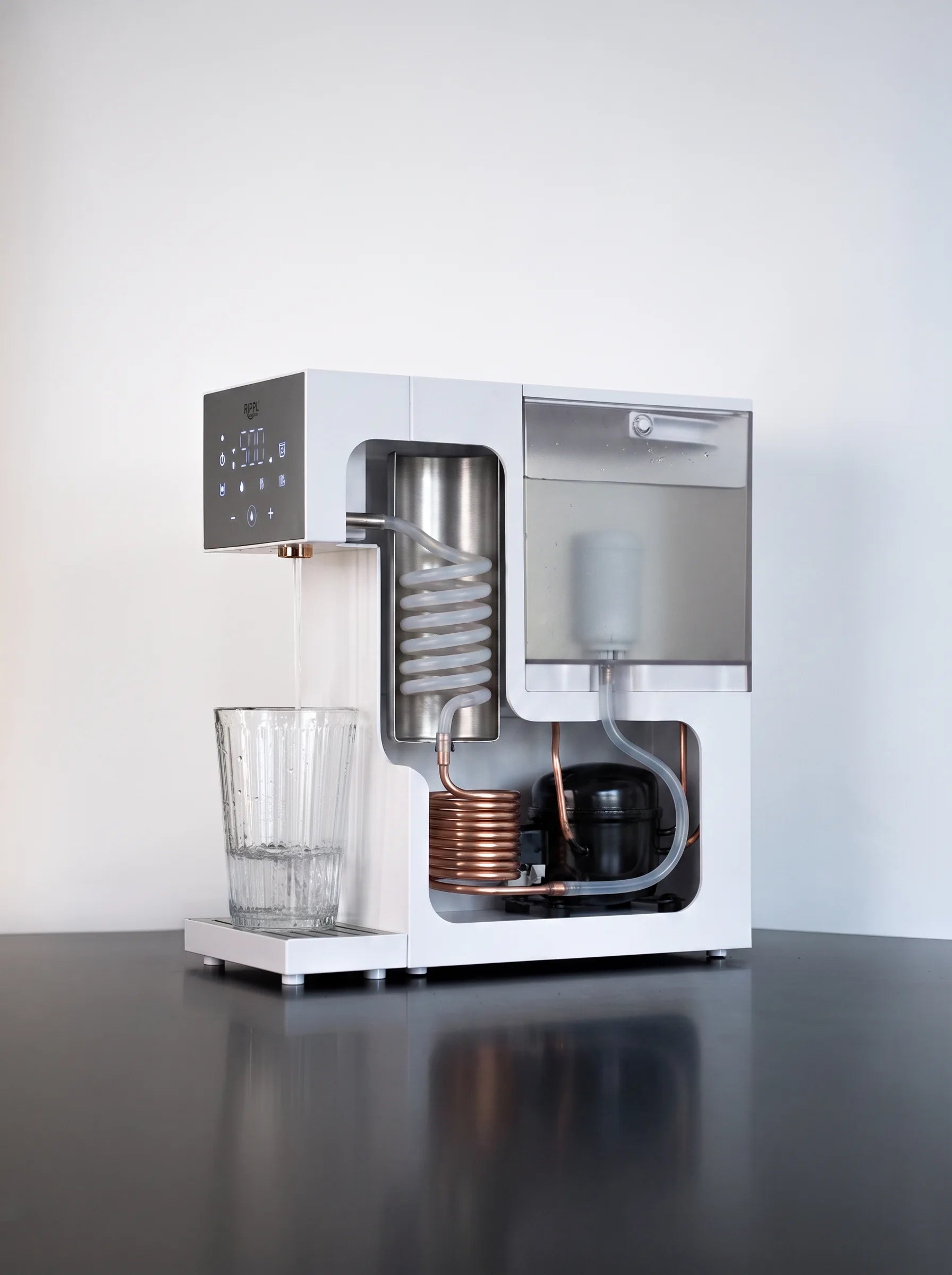 Rippl Nano internal water pathway from filter to spout