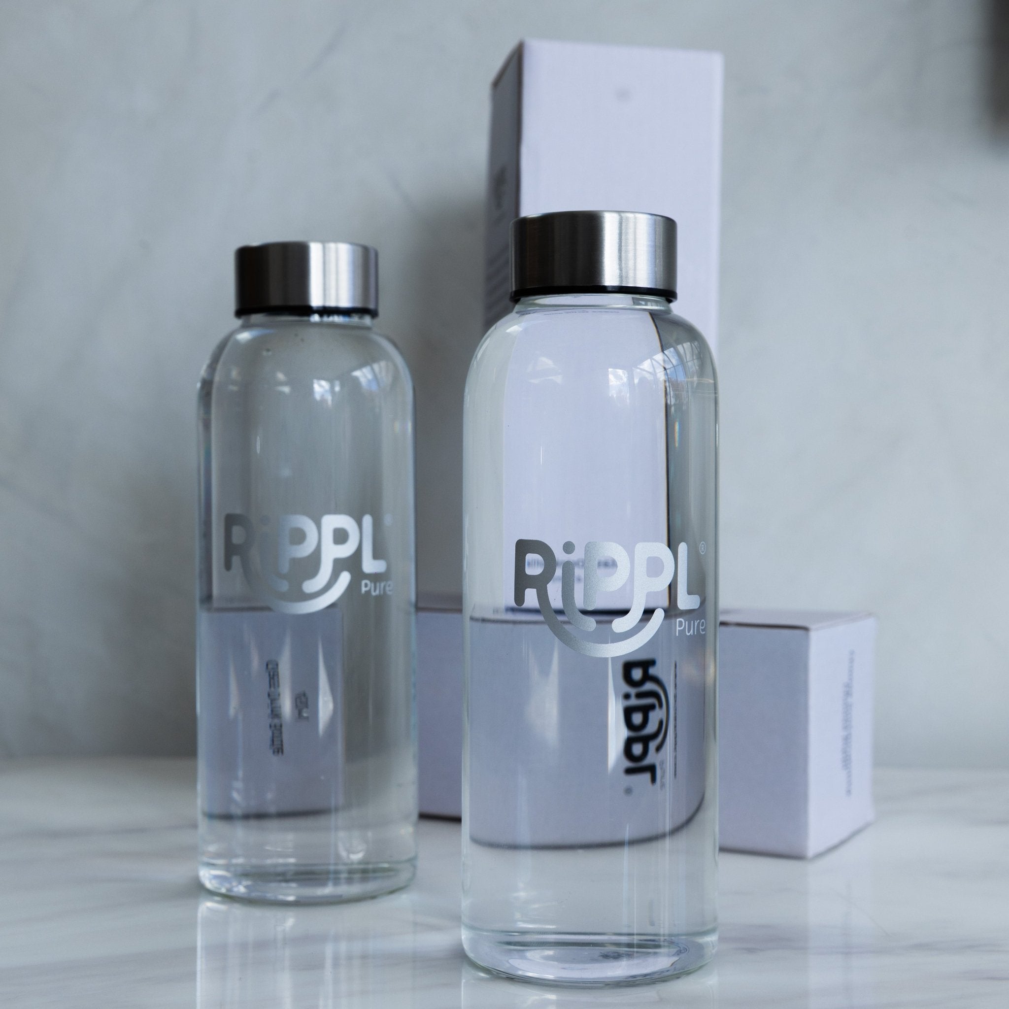 Rippl Glass Bottle - 2 Pack