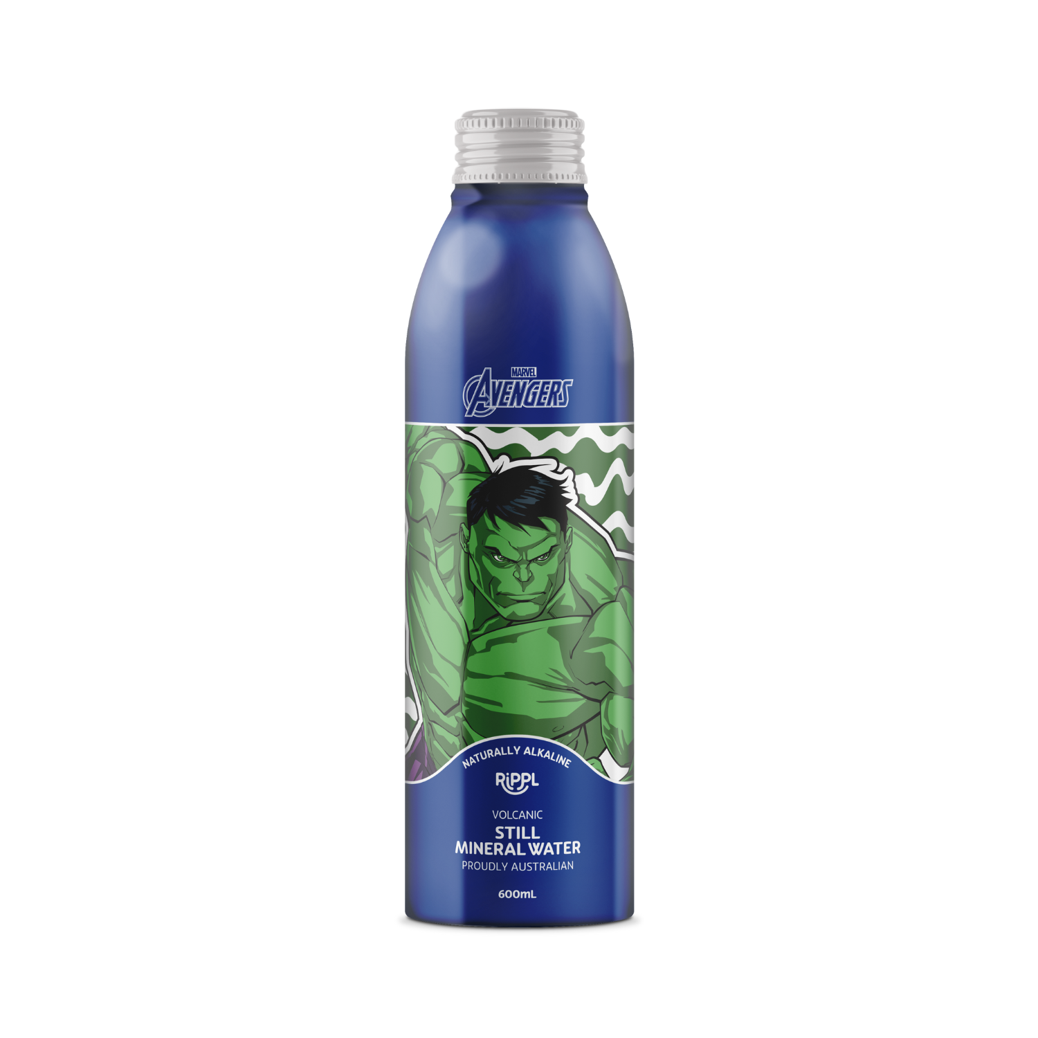 Limited Edition Hulk Still Mineral Water - 600ml (1 of 6 Collectible Designs)