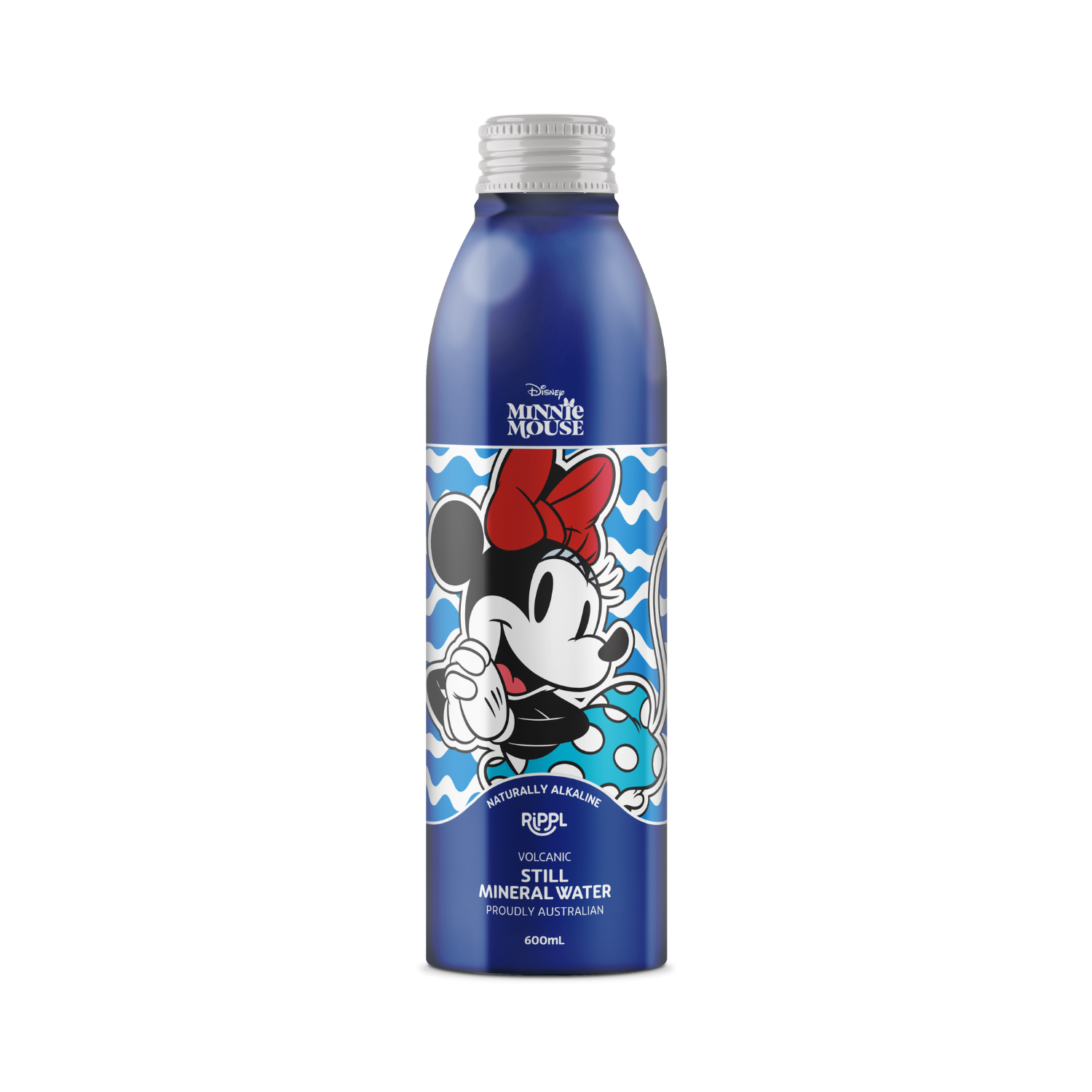 Limited Edition Minnie Still Mineral Water – 600ml (1 of 6 Collectable Designs)