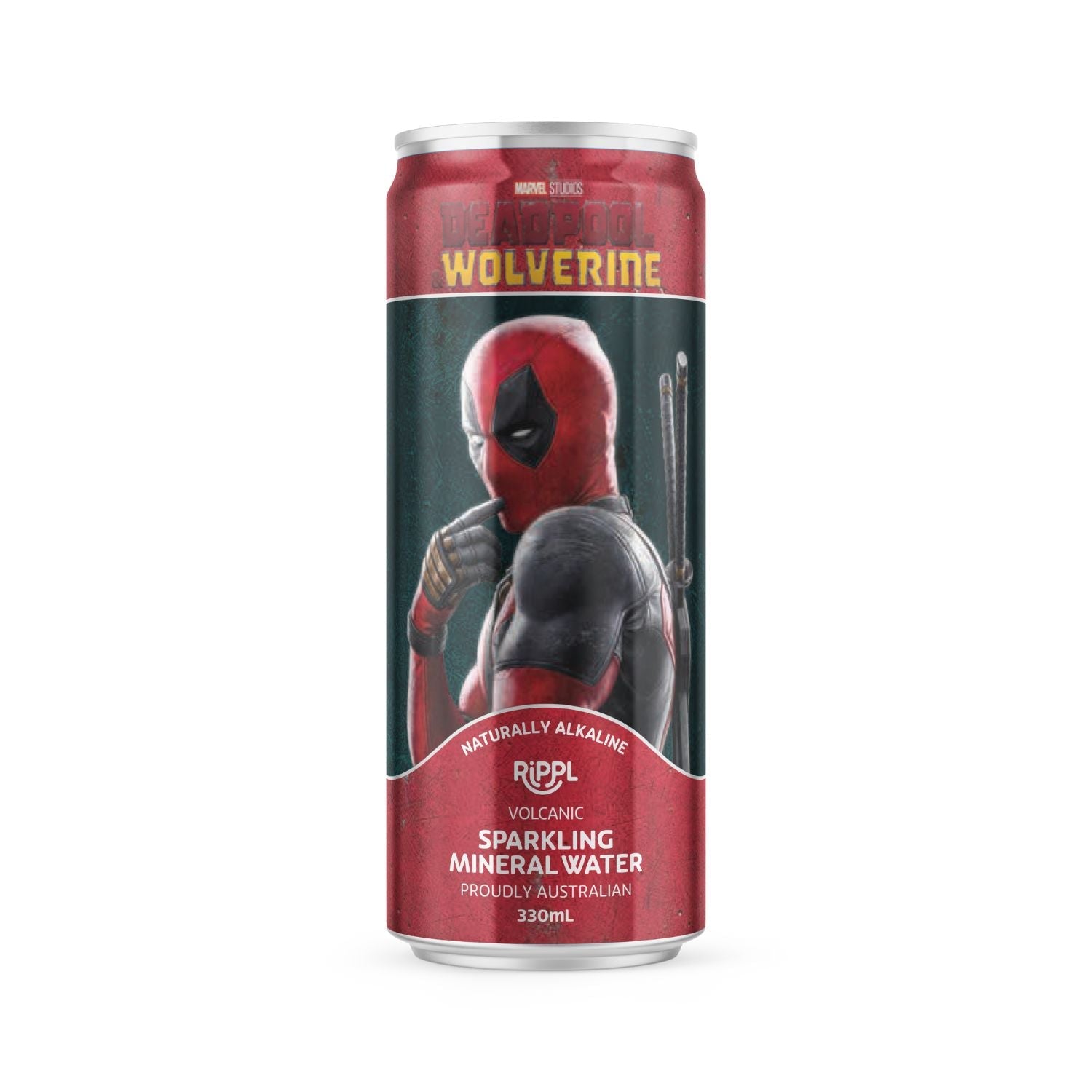 Deadpool Sparkling Mineral Water - 330ml (Only 240 Available) - drinkrippl.com