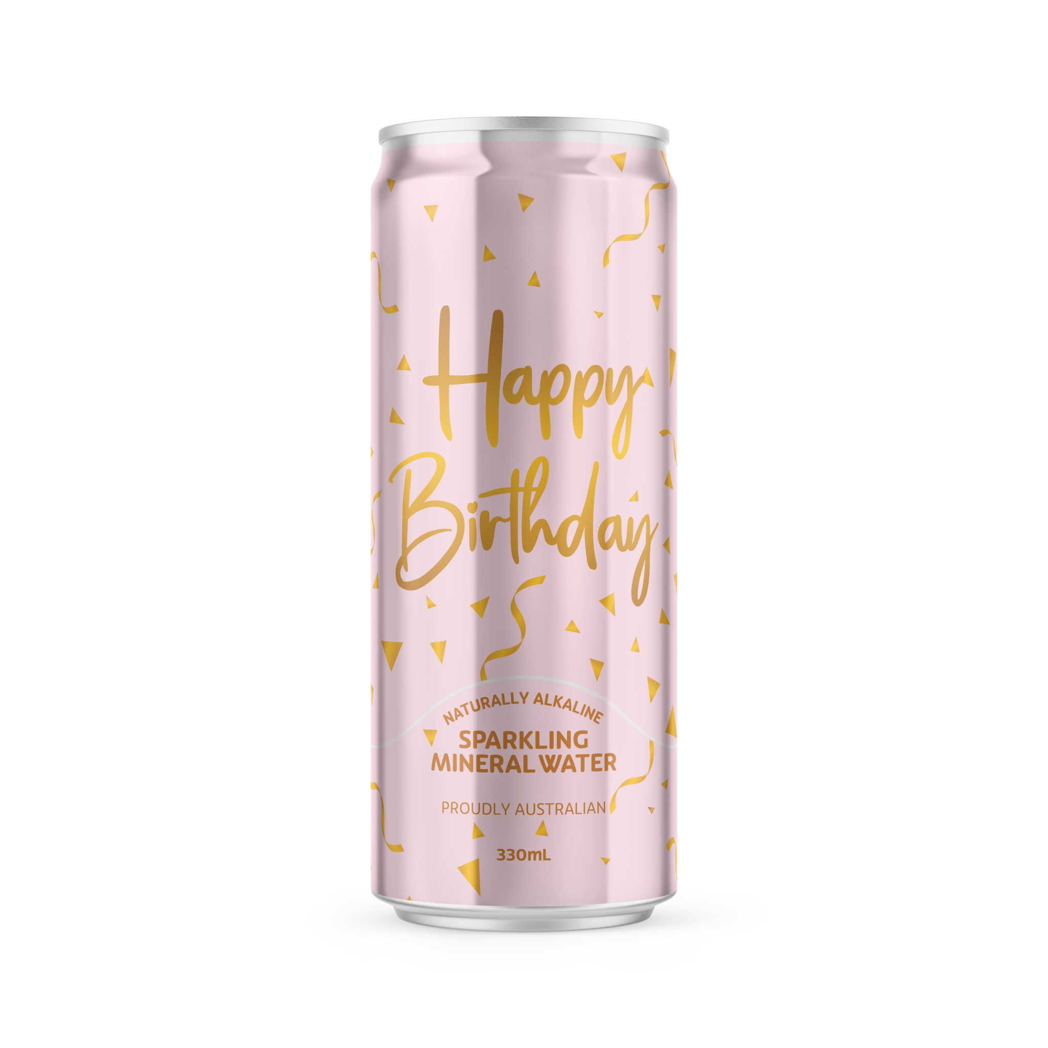 Happy Birthday (Blush Pink Mineral Water) - 330ml - drinkrippl.com