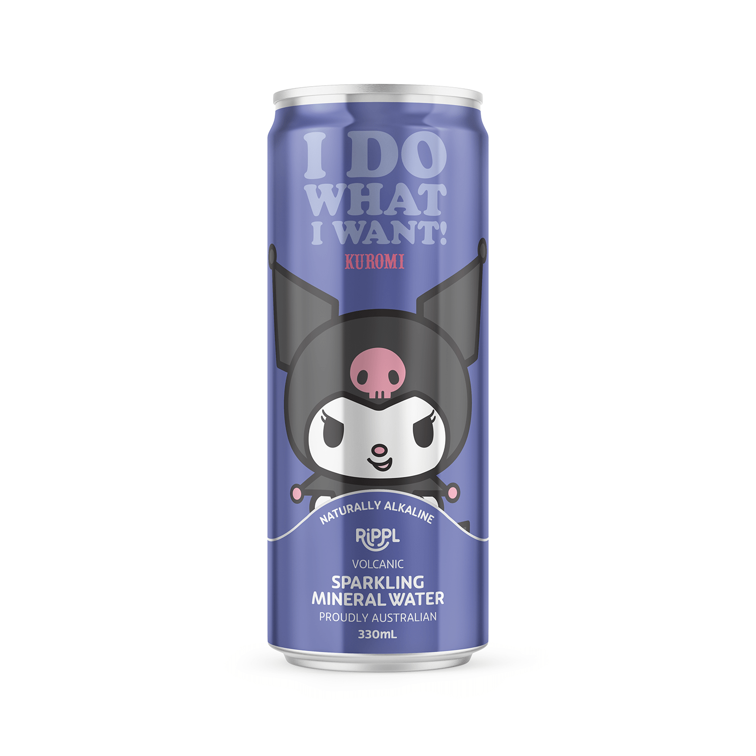 Hello Kitty - Kuromi Mineral Water - 330ml (Only 240 Available) - drinkrippl.com