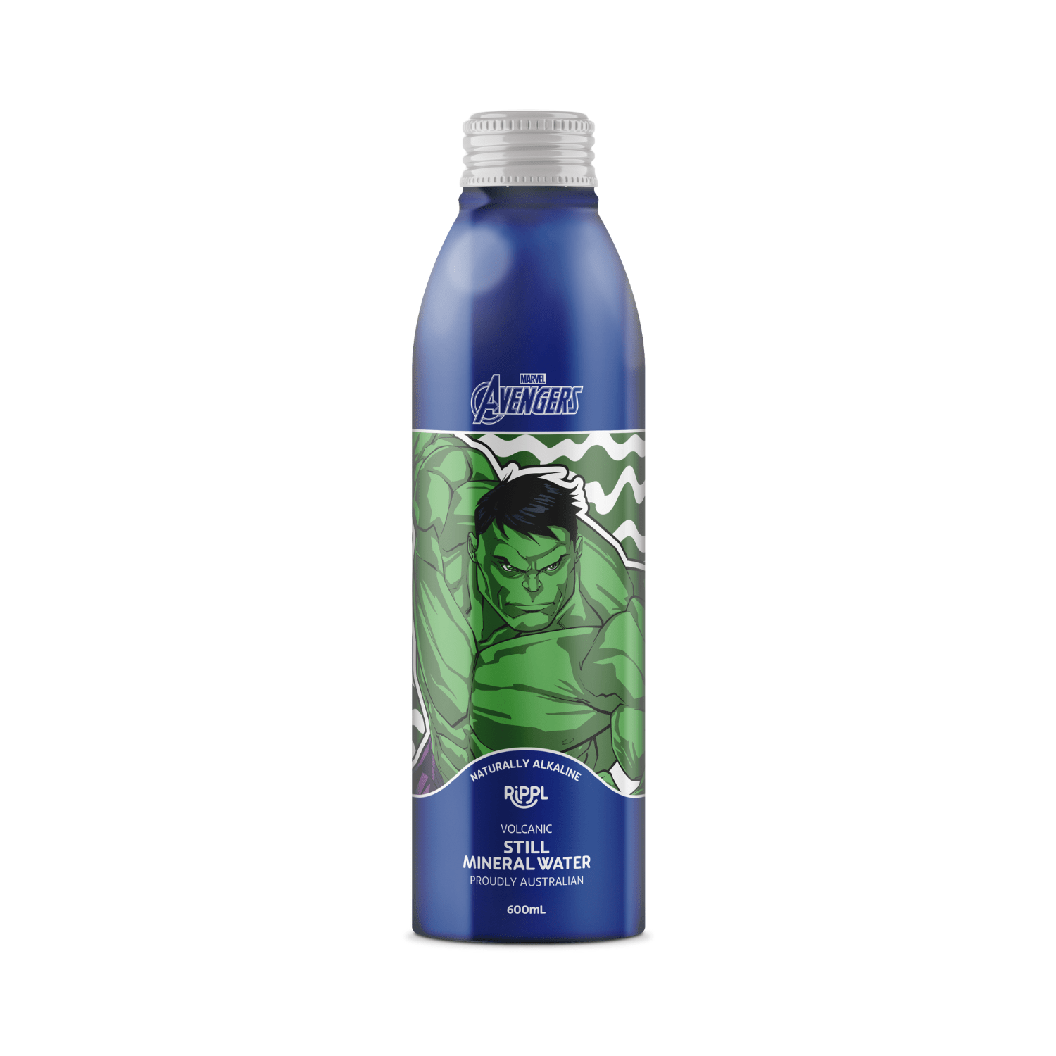 Limited Edition Hulk Still Mineral Water - 600ml (1 of 6 Collectible Designs) - drinkrippl.com