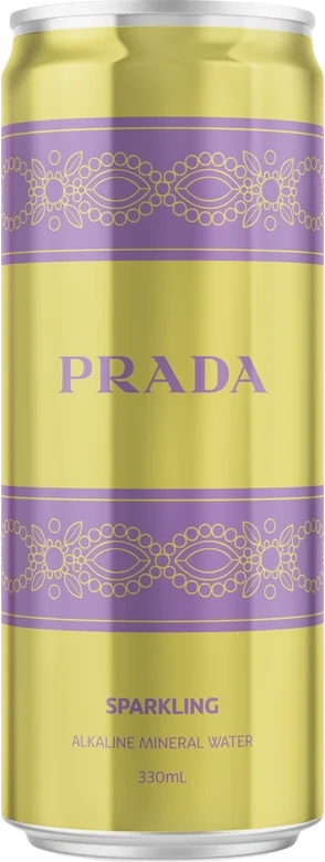 Prada custom branded can