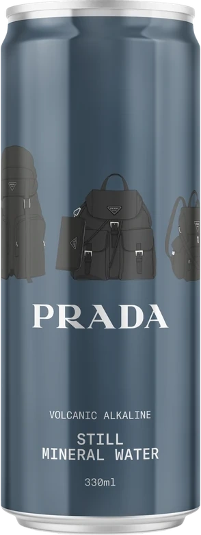 Prada custom branded can