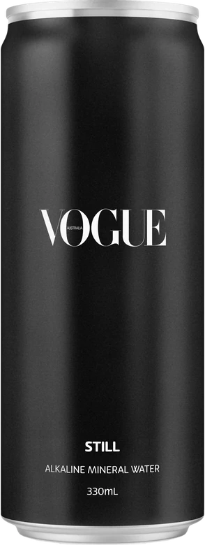 Vogue custom branded can