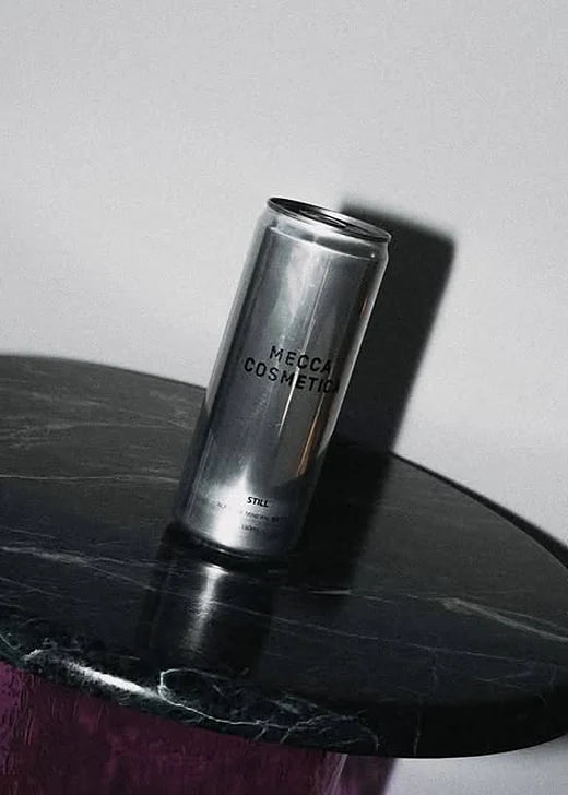 A Mecca Cosmetica custom branded Rippl can