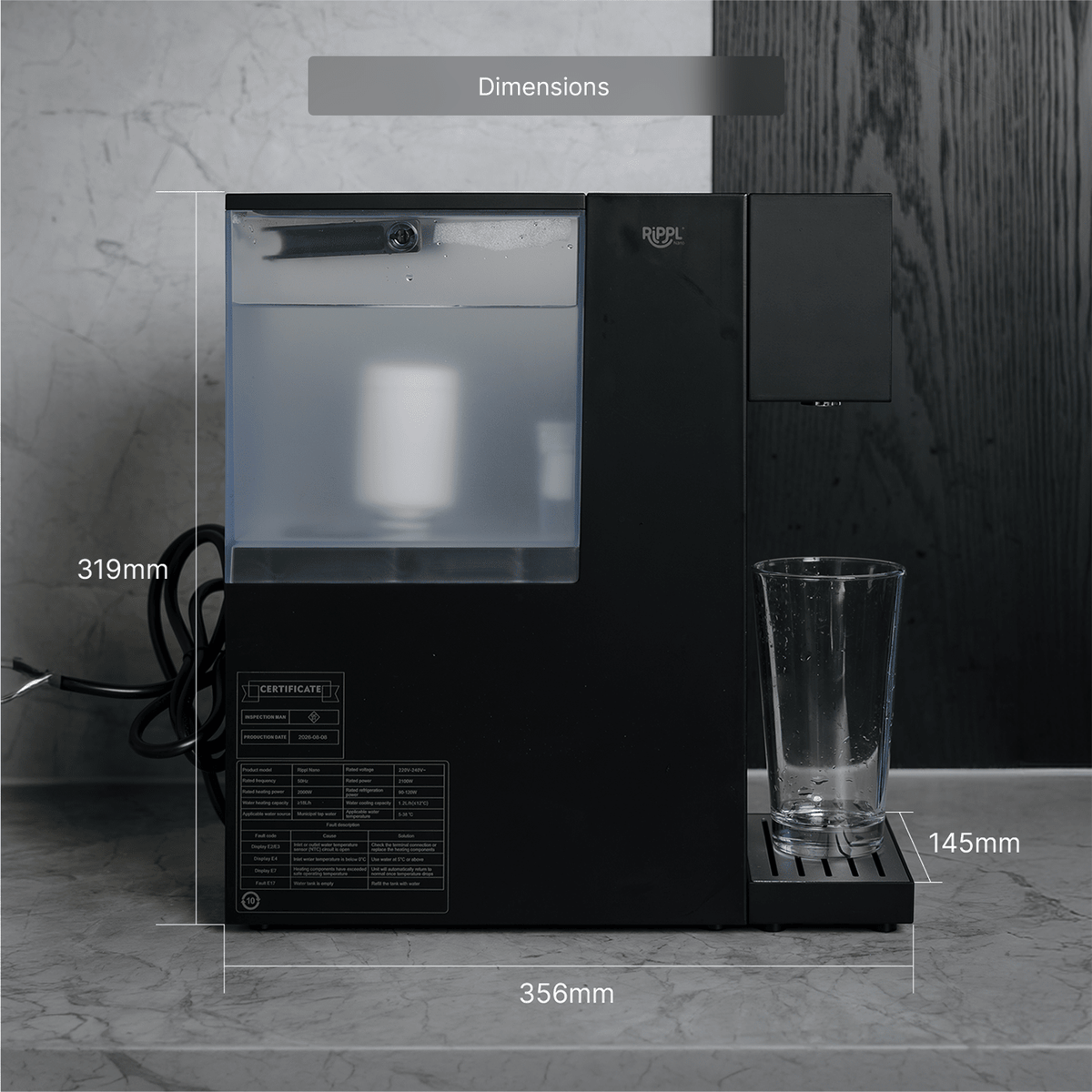 Rippl Nano Water Filtration System - drinkrippl.com