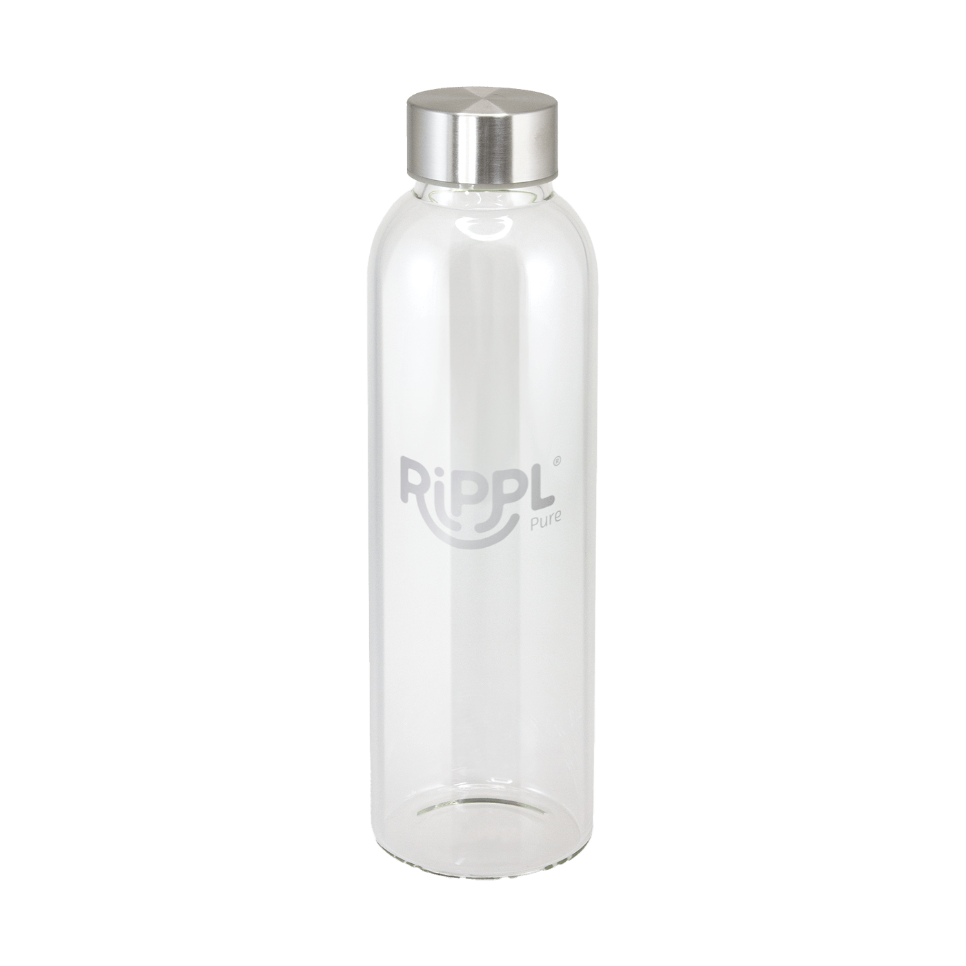 Rippl Pure Glass Drink Bottle - 450ml - drinkrippl.com